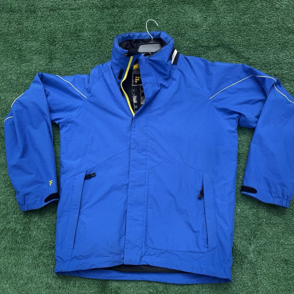 Bonfire Fusion 10 Ski Snowboard Jacket Mens Medium Blue 10K Waterproof READ